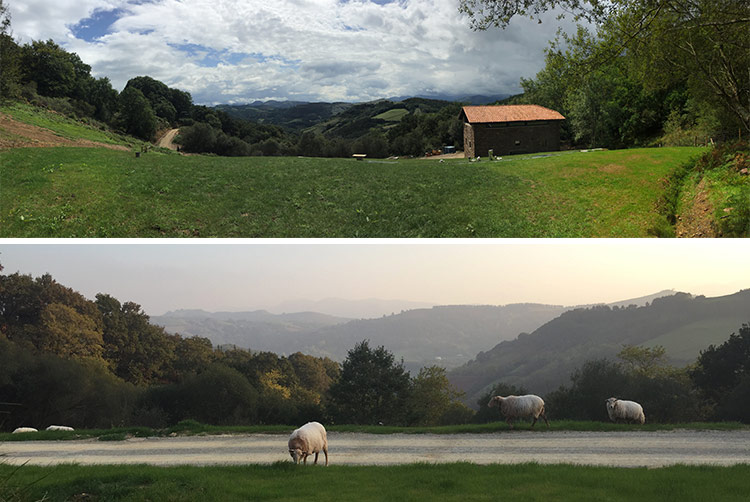 alojamiento rural en plena naturaleza entre montañas de navarra y francia